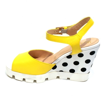Туфли женские H29-X590-5-желтый — фото 4