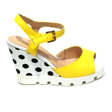 Туфли женские H29-X590-5-желтый — фото 3