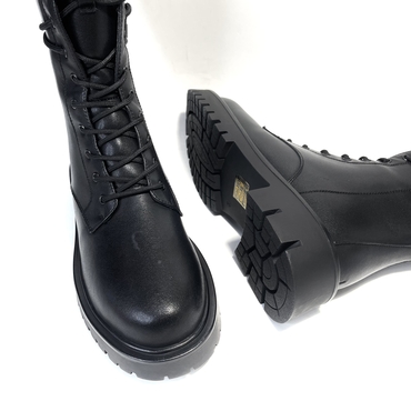 Ботинки женские 605199-6-черный нат. кожа — фото 5