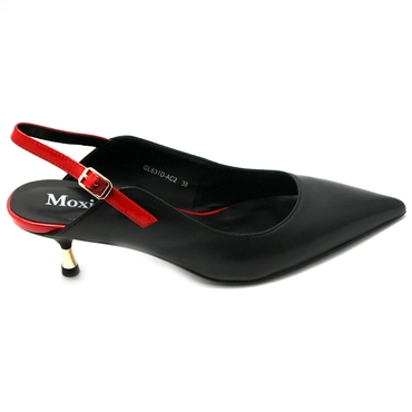 Туфли женские  GL631D-AC2-черно-красный — фото 3
