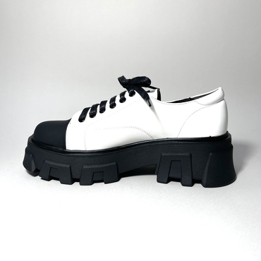 Туфли женские N0202-2-бело-черный — фото 2