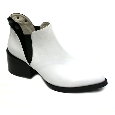 Ботинки женские D810-2-бело-черный