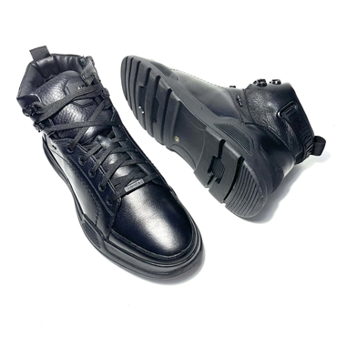 Ботинки мужские М759ЧП-черный нат. кожа — фото 5