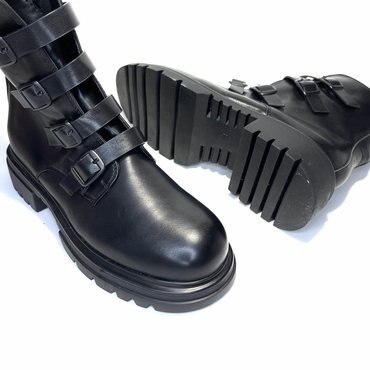 Ботинки женские H3009-1-черный иск. кожа — фото 5