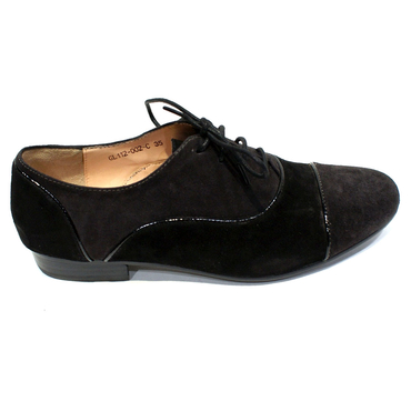 Туфли женские  GL112-002-черно-серый — фото 3