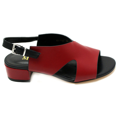 Туфли женские  590-V1007-черно-бордовый — фото 3