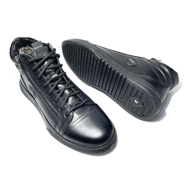 Ботинки мужские M144-черный нат. кожа — фото 5