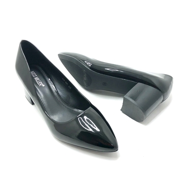 Туфли женские C6-2-черный иск.лак — фото 5