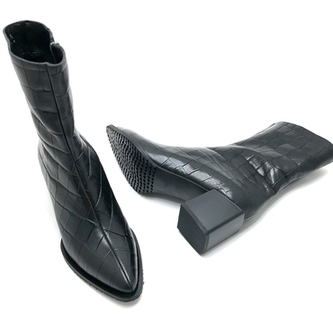 Ботинки женские 5022324-4-черный нат. кожа — фото 5