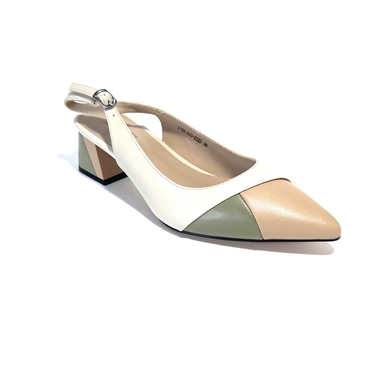 Туфли женские 5155-440-232D-бежевый нат.кожа