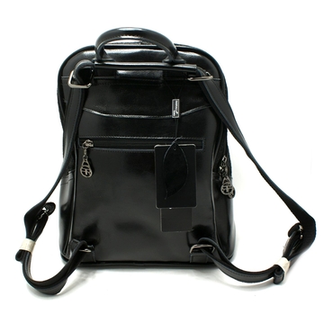 Сумка-рюкзак женская 571821-черный н.замша+ н.кожа — фото 3