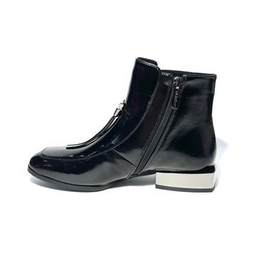 Ботинки женские C290-20-черный иск.лак — фото 2