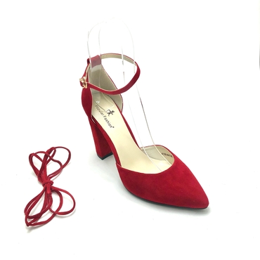 Туфли женские летние  A150-447-красный