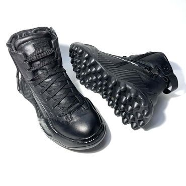 Ботинки мужские М5923ЧП-черный нат. кожа — фото 5