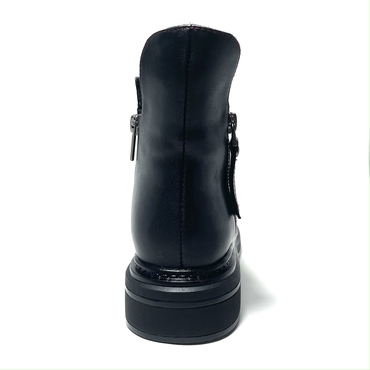 Ботинки женские XK105-320-019AM/3-4/4/5-5-черный нат. кожа — фото 3