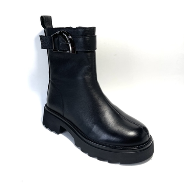 Ботинки женские D62212E-H-M-черный нат. кожа