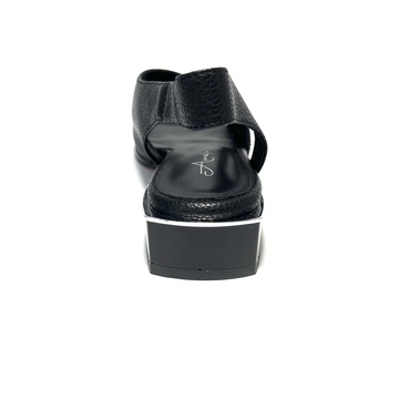 Туфли летние женские PE2415-A8603-20-черный нат. кожа — фото 3
