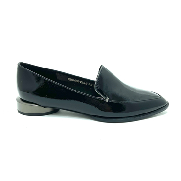Туфли женские 1F2098-0755-W381A/6-41/6-черный нат. наплак — фото 4