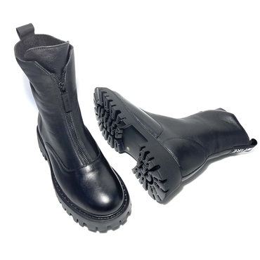 Ботинки женские М2346ЧП-черный нат. кожа — фото 5