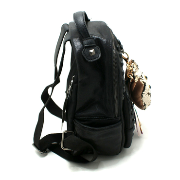 Рюкзак женский B205-черный  текстиль — фото 2