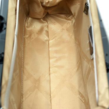 Сумка женская A62856-серо-бежевый иск.кожа — фото 4