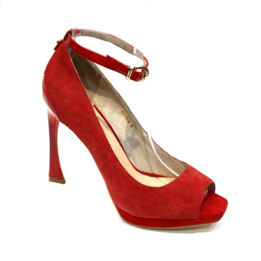 Туфли женские 629-FA16-красный