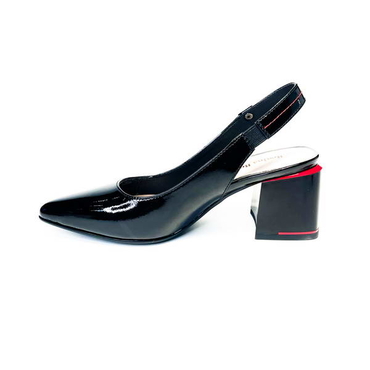 Туфли летние женские C3965-8954-B35F-черный лак — фото 2