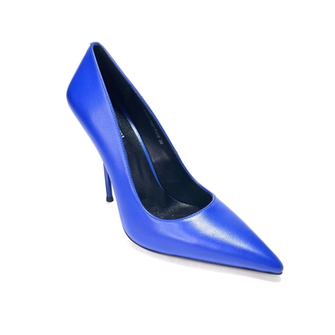 Туфли женские 3103-392-713D-синий нат. кожа