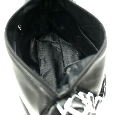 Сумка женская K35014-A720-P-черный нат. кожа — фото 4
