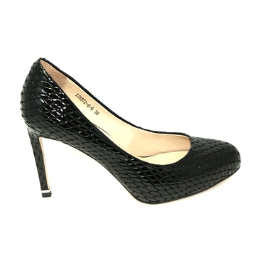 Туфли женские  YZ8972-6-черный лак — фото 3