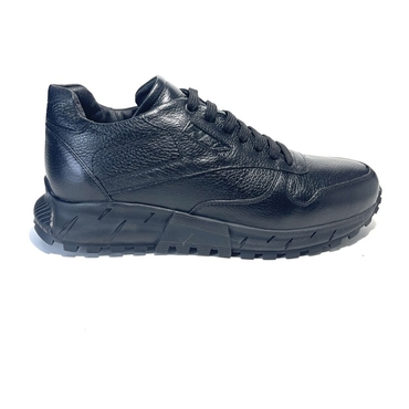 БОТИНКИ ЗИМА МУЖ  нат. кожа, шерсть черный 013.703-черный — фото 2