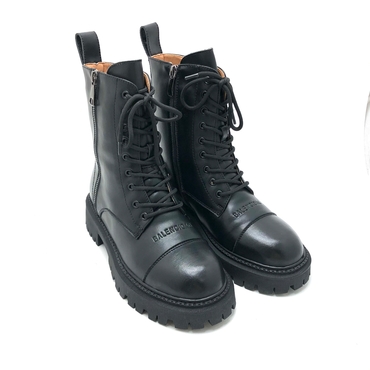 Ботинки женские HM1627-1-черный — фото 6