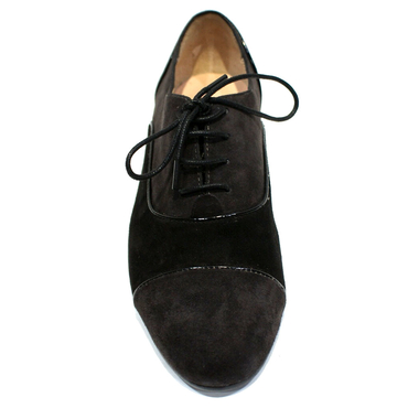 Туфли женские  GL112-002-черно-серый — фото 2