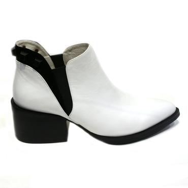 Ботинки женские D810-2-бело-черный — фото 3
