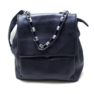 Сумка-рюкзак женский VF591636-т/синий иск. кожа
