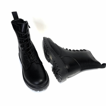Ботинки женские 601406-6-черный нат. кожа — фото 5