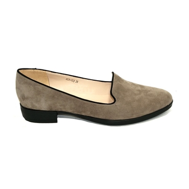 Туфли женские  223-103 -серо-коричневый иск. кожа — фото 2