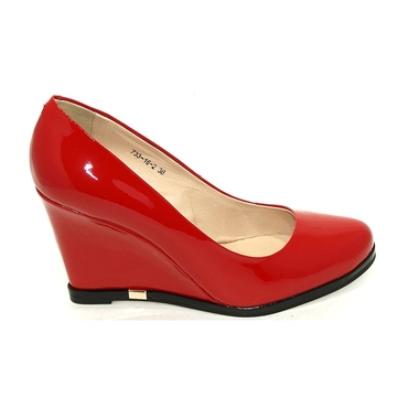 Туфли женские  733-16-красный лак — фото 2