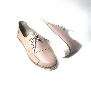 Туфли женские 117-68-розовый нат. кожа — фото 5