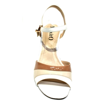 Туфли женские A157-M239-7-бежево-белый — фото 2