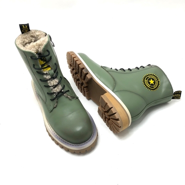 Ботинки женские 1091-5-зеленый — фото 5