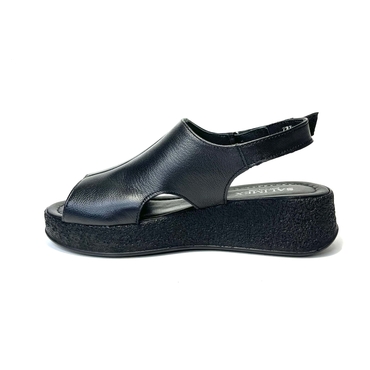 Туфли летние женские 464-52-01-черный нат. кожа — фото 2