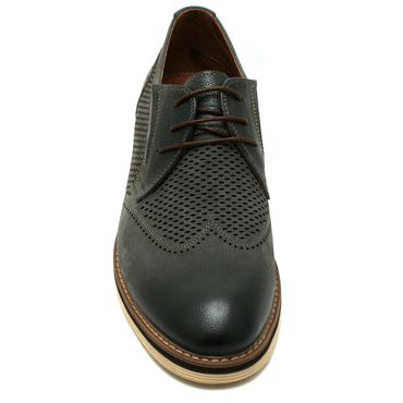 Туфли мужские  46-526A-E80301-серо-коричневый — фото 2