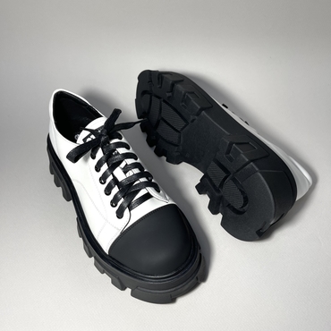 Туфли женские N0202-2-бело-черный — фото 5