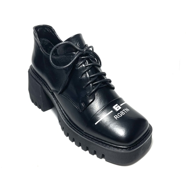 Туфли женские D-550-328-F3/5-0/6-черный нат. кожа