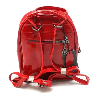 Рюкзак женский 22507-красный нат.лак — фото 3