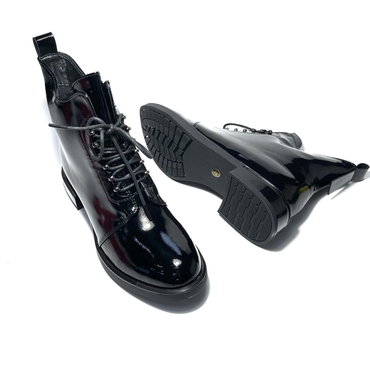 Ботинки женские N235-20-черный иск.лак — фото 5