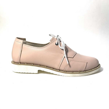 Туфли женские 117-68-розовый нат. кожа — фото 4