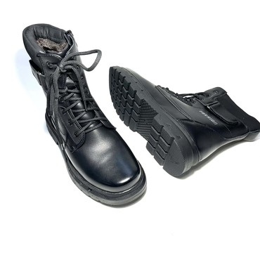 Ботинки подростковые  A7930-черный иск. кожа — фото 5