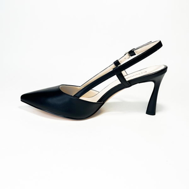 Туфли летние женские VIC3-145-EL6961-901-A80-черный нат. кожа — фото 2